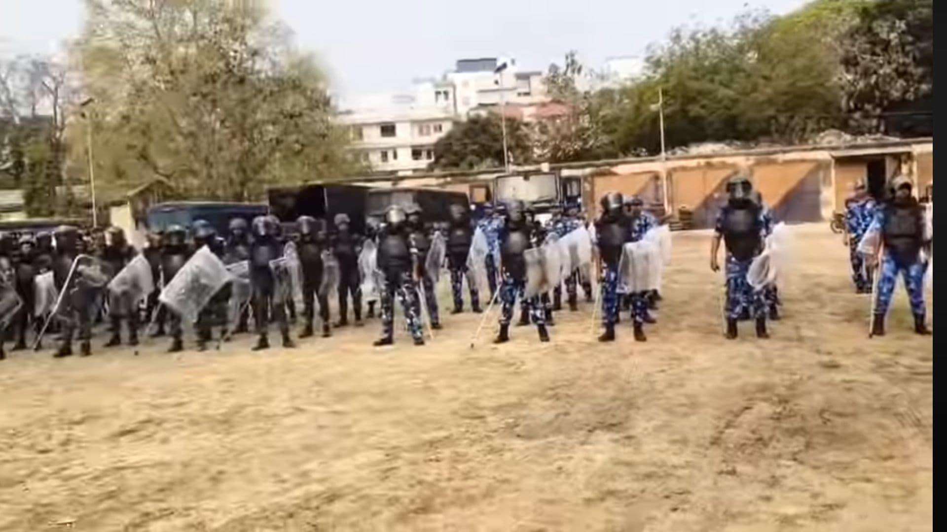 त्योहारों से पहले भागलपुर पुलिस अलर्ट, किया रायट कंट्रोल ड्रिल