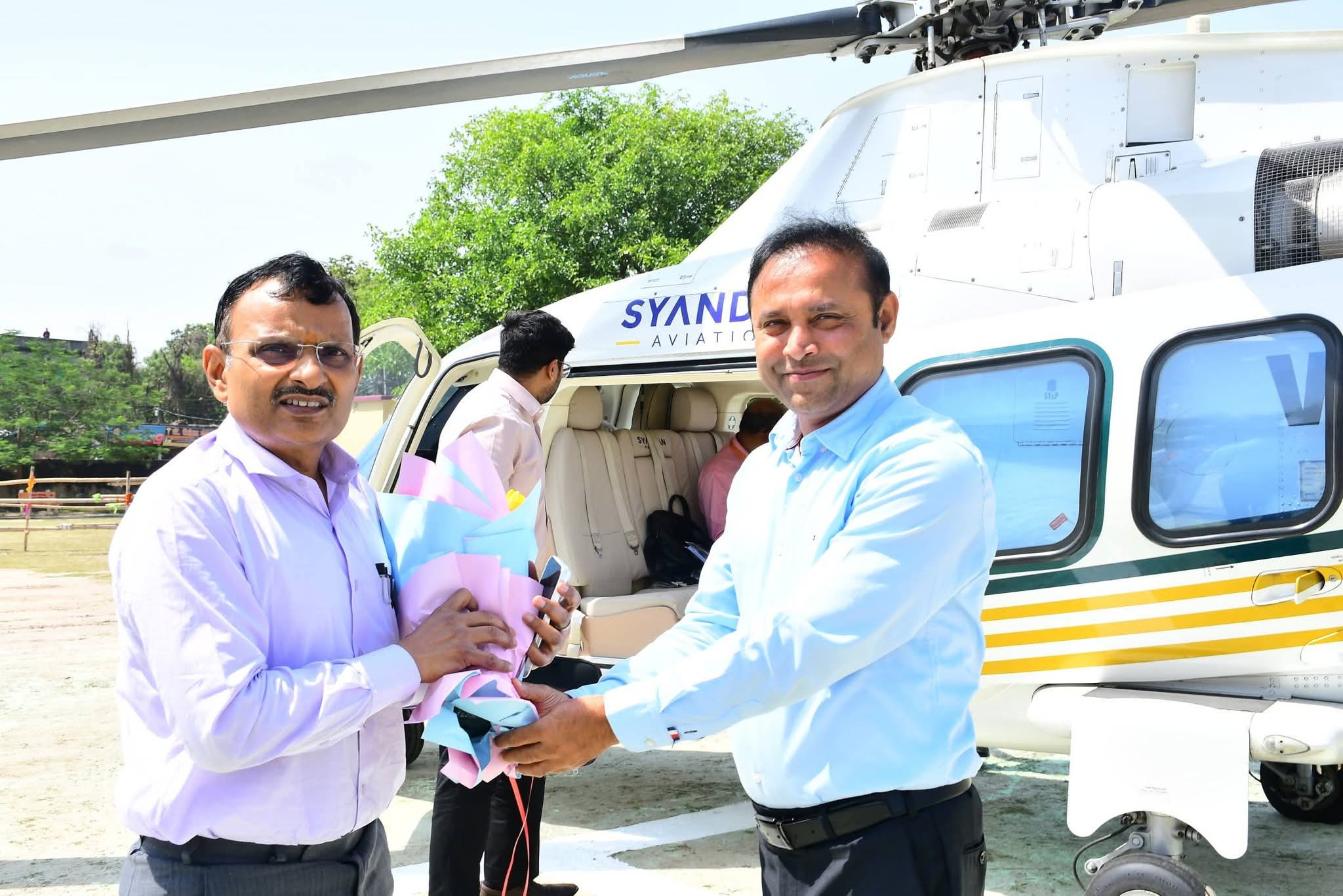 गंगा पथ पर तेज़ हुई निगरानी: भागलपुर में अधिकारियों ने किया हवाई सर्वेक्षण