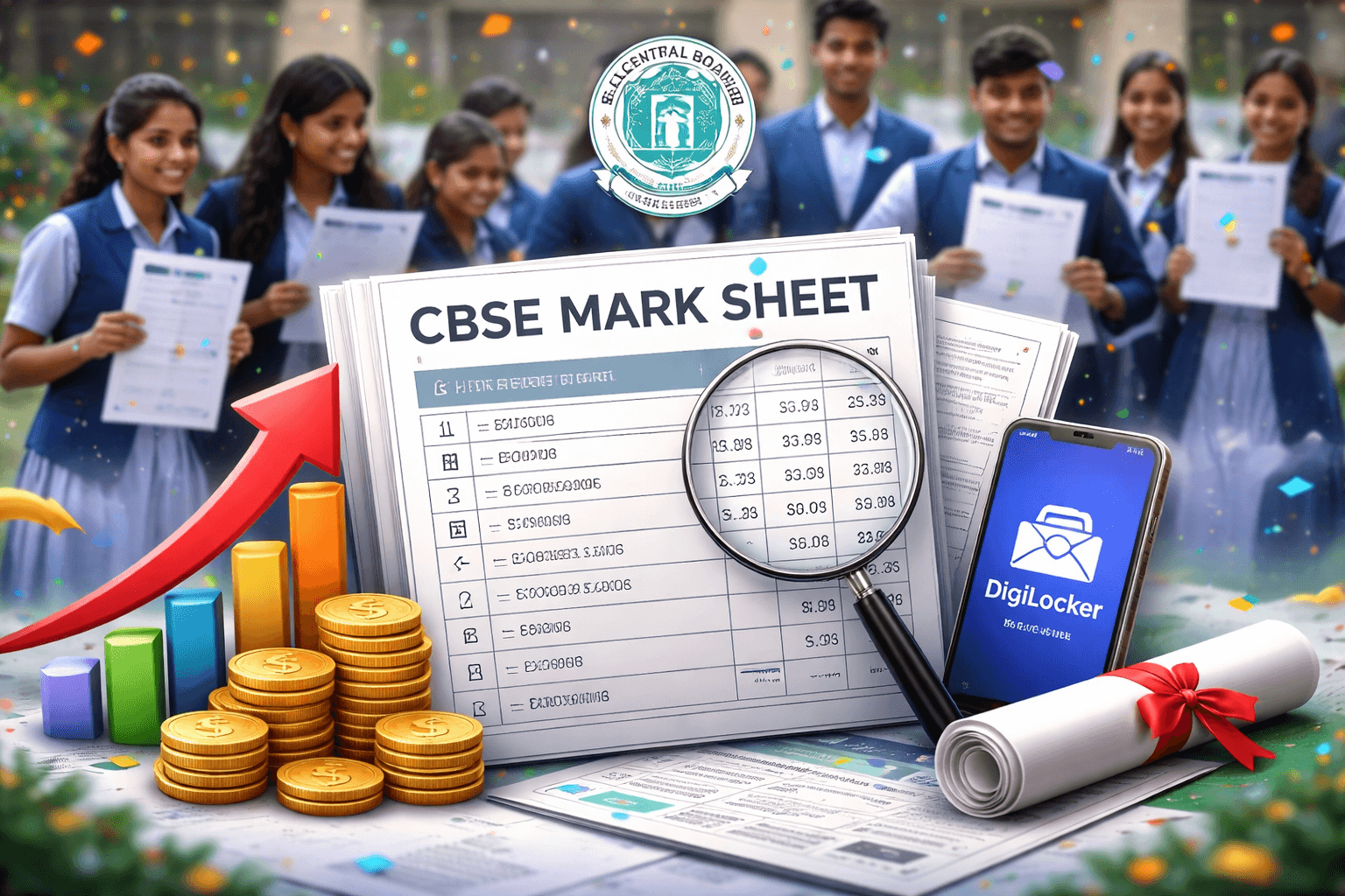 CBSE 10वीं रिजल्ट 2026 जारी, 93.70% छात्र पास – ऐसे करें चेक