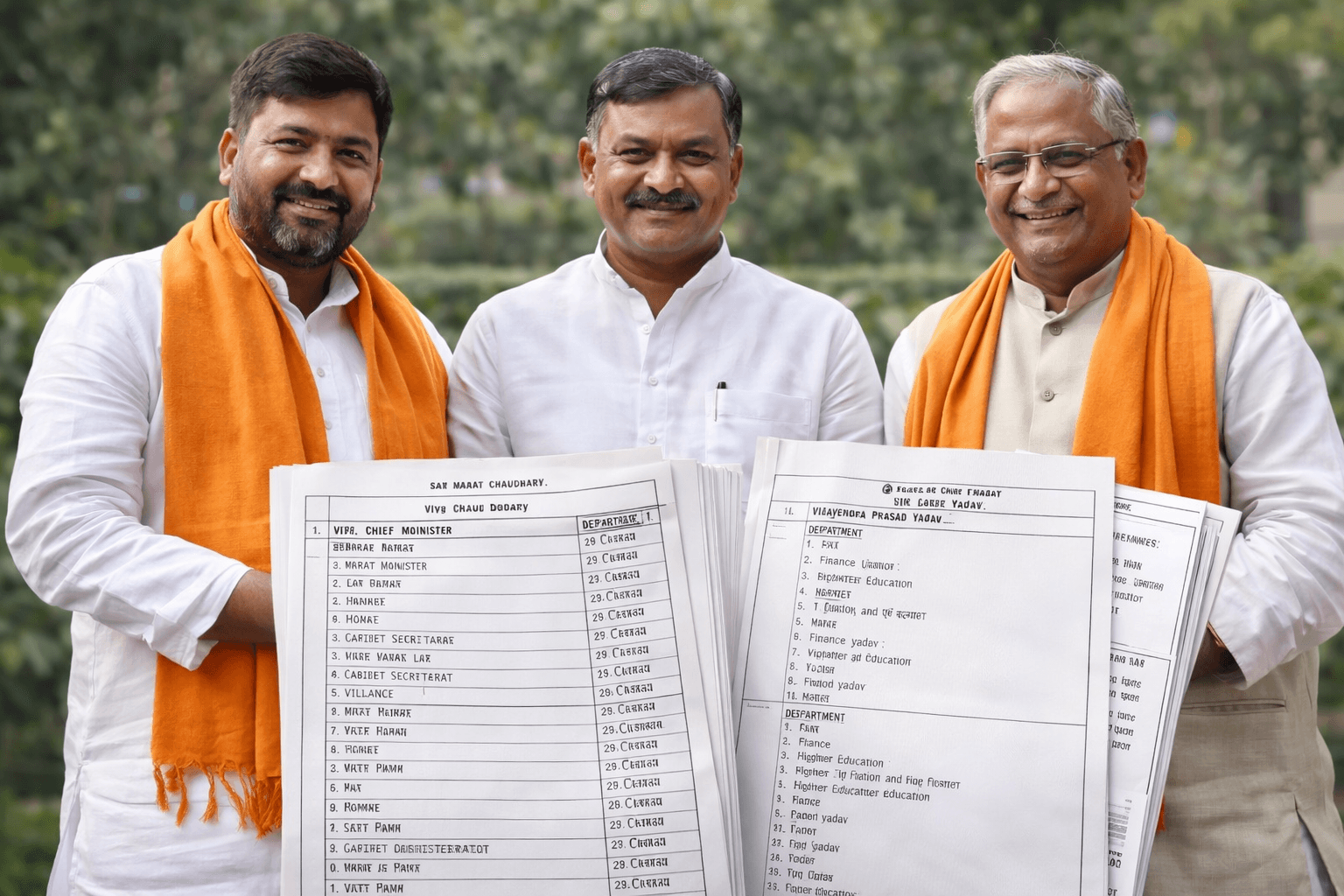 बिहार में विभागों का बड़ा बंटवारा, CM समेत उपमुख्यमंत्रियों को मिली जिम्मेदारी