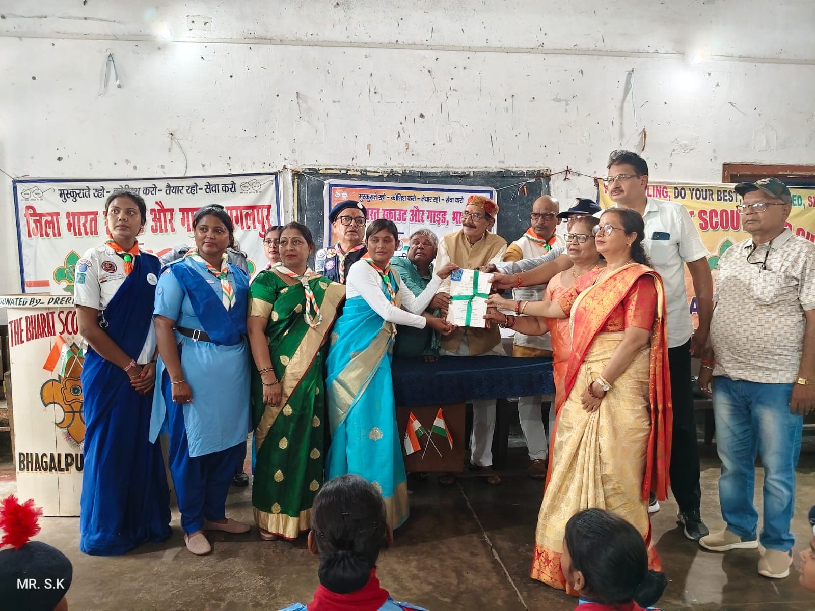 राष्ट्रपति पुरस्कार से सम्मानित तीन गाइड्स का भागलपुर स्काउट-गाइड भवन में सम्मान, स्वतंत्रता दिवस पर दिखी संस्था की उपलब्धियां