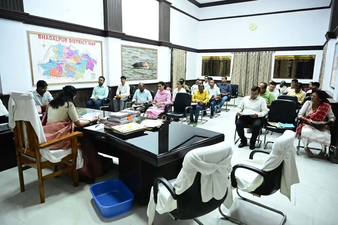 भागलपुर के 5 आकांक्षी प्रखंडों की समीक्षा, 38 सूचकांकों में सुधार के निर्देश
